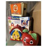 Tin Litho Toaster & Other Childrens Toys