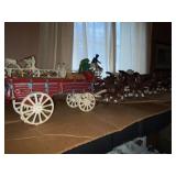 Cast Metal Brewery Wagon