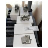 (4) New Holland Pewter Miniatures