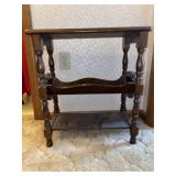 Mahogany Plant Stand