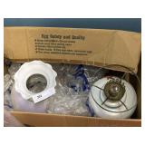 Electric Gone With The Wind Style Table Light