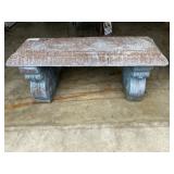 Concrete Garden Bench