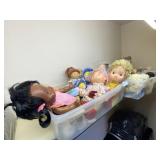 (2) Boxes of Plush Toys and Dolls
