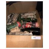 Assorted Glass Beverage and Food Bottles