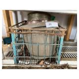 Milk Crate with Planters