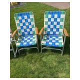 (2) Folding Chairs with Rocker