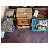Bureau Box, Travel Brochures, Coin Wrappers, etc.