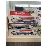(3) Exxon & Mobil Toy Tanker Trucks