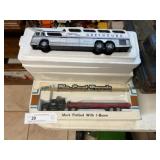 Diecast Truck & Greyhound Bus Toy