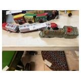 (3) Pressed Tin Trains