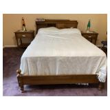 Bassett 5 Piece Maple Bedroom Suit