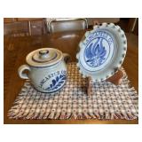 (2) Pieces of Salt Glazed Pottery