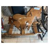 Wooden Rocking Horse