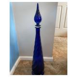 Cobalt Glass Bottle