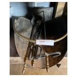 Log Holder, Fireplace Tools