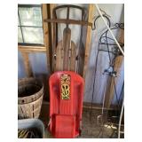 (2) Vintage Sleds