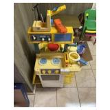 Fisher Price Toy Stove Playset & Accessories