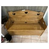 Oak Toy Box & Benji Dog