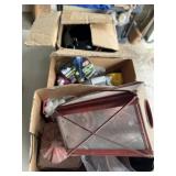 (3) Boxes- Hose Nozzles, Cast Iron Kettle, etc.