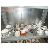 Chinaware, Cups and Saucers