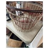 (2) Wire Form Egg Baskets
