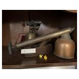 Grass Torch, Fly Sprayer & Block Plane
