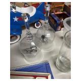 (2) Ford New Holland Glass Bells