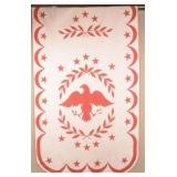 Excellent American Eagle & Stars Iowa Quilt