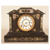 Ansonia Clock Company Slate & Marble Mantel Clock