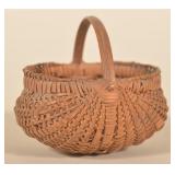 Early PA Miniature Splint Oak Egg Basket