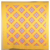 Antique Pennsylvania Maltese Cross Patchwork Quilt