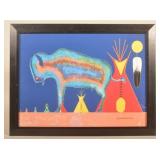 Signed 2004 Print by Vincent Kaydahzinne