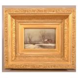 Oil on Board Painting Signed C.W. Nicholson