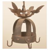 Wrought Iron Arts & Crafts-Style Hanging Rack