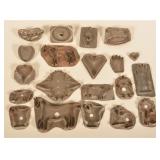 Great Group of Lancaster, PA Tin Cookie Cutters