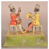 Early Tin Gunthermann Musician Clockwork Toy