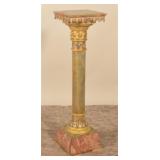 Beautiful Marble Egyptian-Style Plant Stand