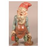 Charles Tueter/Nuydea Cast Iron Gnome Doorstop