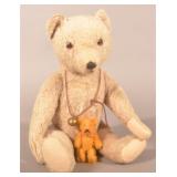 2 Antique German Mohair Teddy Bears