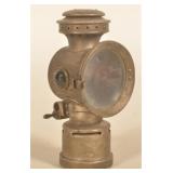 The Neverout Antique Nickel-Plated Bicycle Lamp