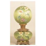 Victorian The American Eureka Parlor Oil Lamp