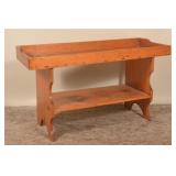 Great Large York County PA Bucket Bench/Dry Sink