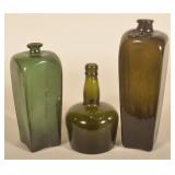 Early Gin and Wine Bottles