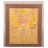 G.S. Peters 1832 York County, PA Taufschein