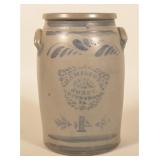 4-Gallon Hamilton & Jones Greensboro Storage Crock