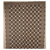 Blue & White Antique Pennsylvania Coverlet