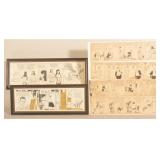 Vintage Original Comic Strip Art Incl. Stan Drake