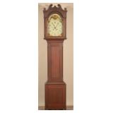 F.B. Cook York, PA 1833 Cherry Tall Case Clock