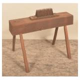 Signed & Dated 1803 Hatchel On Original Stand