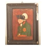 Oil on Board Painting of General Officer